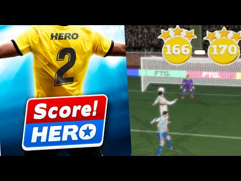 Score! Hero 2 - Level 166 - 170 - Complete 3 Stars Walktrough