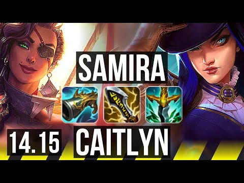 SAMIRA & Nautilus vs CAITLYN & Milio (ADC) | Penta, 78% winrate, 6 solo kills | EUNE Master | 14.15