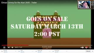 Circus Convoy Trailer Reaction Video (Atari/VCS Audacity Games)