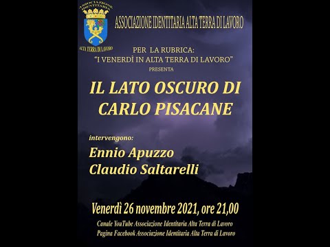 "Il lato oscuro di Carlo Pisacane" ne parliamo con Avv.Ennio Apuzzo