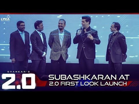 Subashkaran at 2.0 First look Launch | Lyca Production