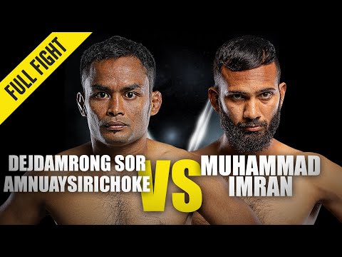 Dejdamrong Sor Amnuaysirichoke vs Muhammad Imran full fight