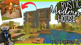 👉Modern Minecraft Rustic House 👈