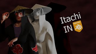 Itachi in 3D How I made 3d sculpture in Blender