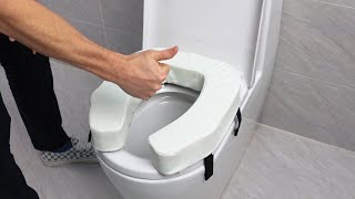 Product video: Lunderg Raised Toilet Seat Cushion - High-Density Foam