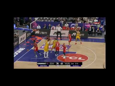 VERY IMPORTANT THREE BY AMAR GEGIĆ IN 3th QUARTER 💪🔥 #bosnia #threepoint #win #match #good #attack🇧🇦