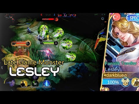 LATE GAME MONSTER LESLEY - FULL DAMAGE BUILD! - MLLB
