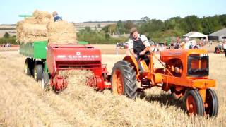 preview picture of video 'Allis Chalmers & McCormick Baler at Little Casterton'