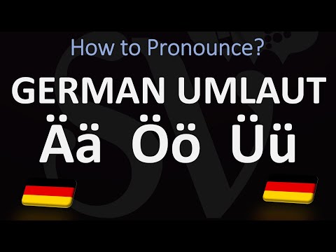 How To Pronounce Ä, Ö, Ü - GERMAN UMLAUTS