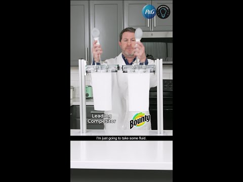 Bounty Paper Towels are more absorbant than before! | Procter & Gamble