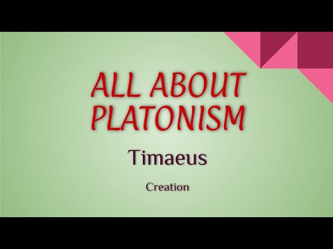 All About Platonism/#56: Timaeus--Creation