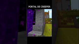 Como fazer um PORTAL DE CREEPER no Minecraft