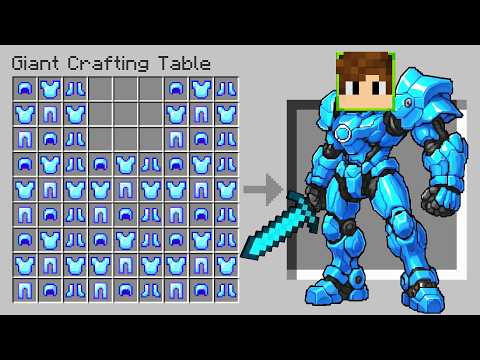 I Can Make GIANT ARMOR in Minecraft!