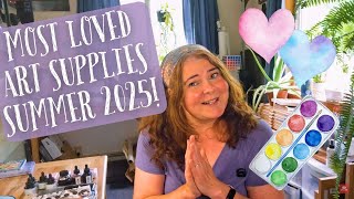 Art Supplies I Am Using the Most in Summer 2025!