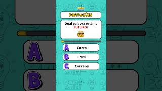 Teste seus conhecimentos de português #quiz #português #portugues #aprender #youtubeshorts
