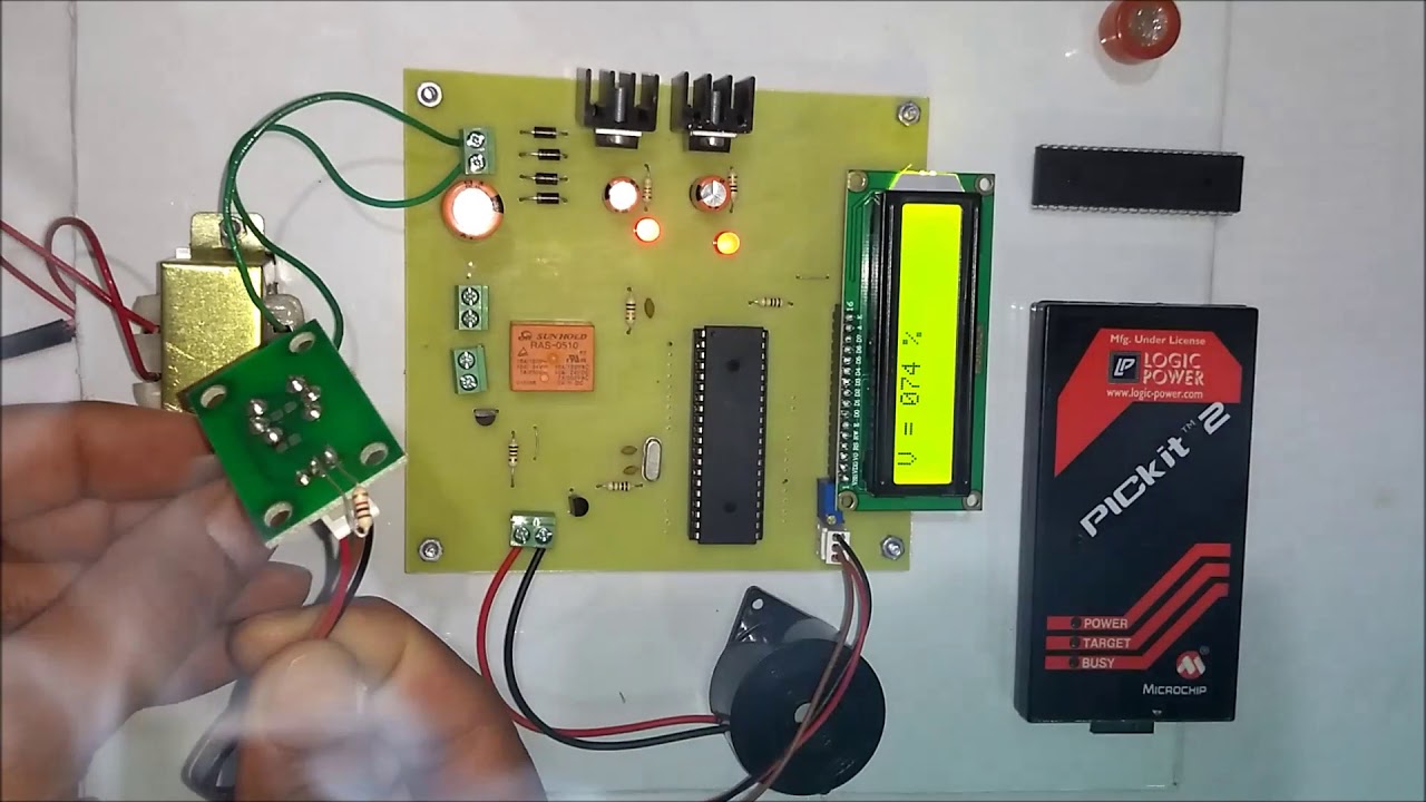 PIC microcontroller based Smoke detector and fire alarm system