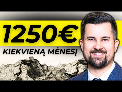 Greičiausias būdas pragyventi iš dividendų (1250€ per mėn)