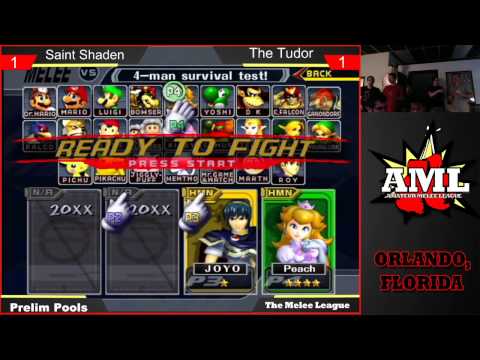 Saint Shaden (Marth) vs The Tudor (Luigi) - AML Pools [Bad Audio]