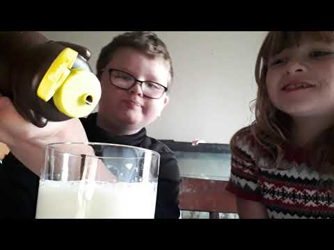 Home made chocolate milk