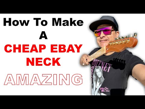 How To Make a Cheap Ebay Neck Amazing - Clear Strat Part 2