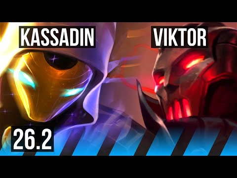KASSADIN vs VIKTOR (MID) | Unsealed Spellbook, 60K damage, 7k gold comeback | TR Challenger | 26.2