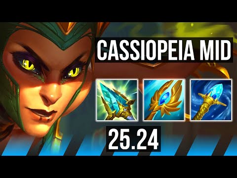 CASSIOPEIA vs FIZZ (MID) | 42K damage | EUW Diamond | 25.24