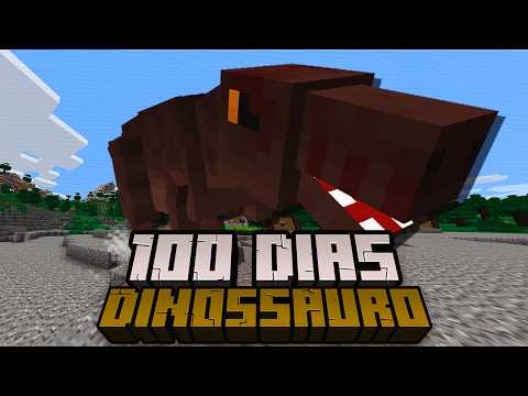 SOBREVIVI 100 DIAS NO JURASSIC PARK NO MINECRAFT - O FILME