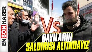 Sultanbeyli'nde üniversite mezunu kurye, emeklilerle tartıştı