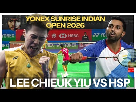 HS PRANNOY VS LEE CHEUK YIU: YONEX-SUNRISE INDIAN OPEN 2025|ROUND OF 32