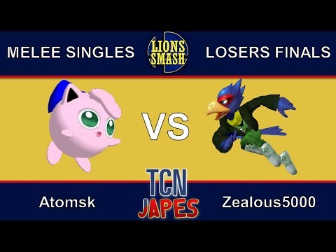TCNJapes 3 SSBM Singles - Atomsk (Jigglypuff) vs. Zealous5000 (Falco) - Losers Finals