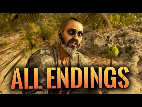 Far Cry 6 Insanity DLC - ALL ENDINGS - Leave Ending, Stay Ending + Secret Old Vaas Ending