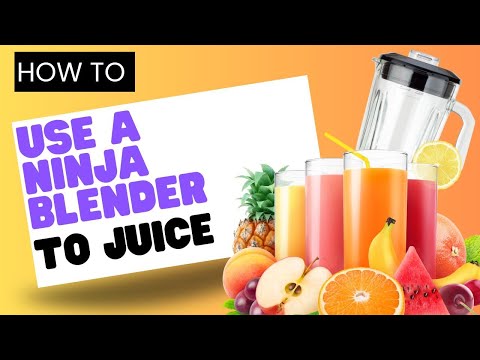 Use A Ninja Blender To Juice Like This