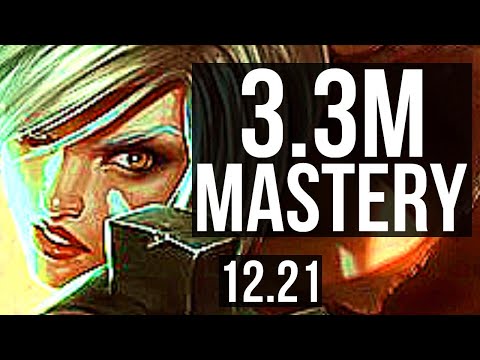 RIVEN vs AATROX (TOP) | 3.3M mastery, 11/1/6, 8 solo kills, Legendary | EUW Diamond | 12.21