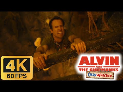 Alvin and the Chipmunks: Chipwrecked (2011) - Escape The Island/Volcano Erupts Part 1 [4K/60FPS]
