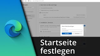 Edge Startseite festlegen (+ weitere Tipps) ✅ Tutorial
