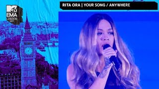 Rita Ora Performs &#39;Your Song&#39; &amp; &#39;Anywhere&#39; Medley | MTV EMAs 2017 | Live Performance | MTV Music