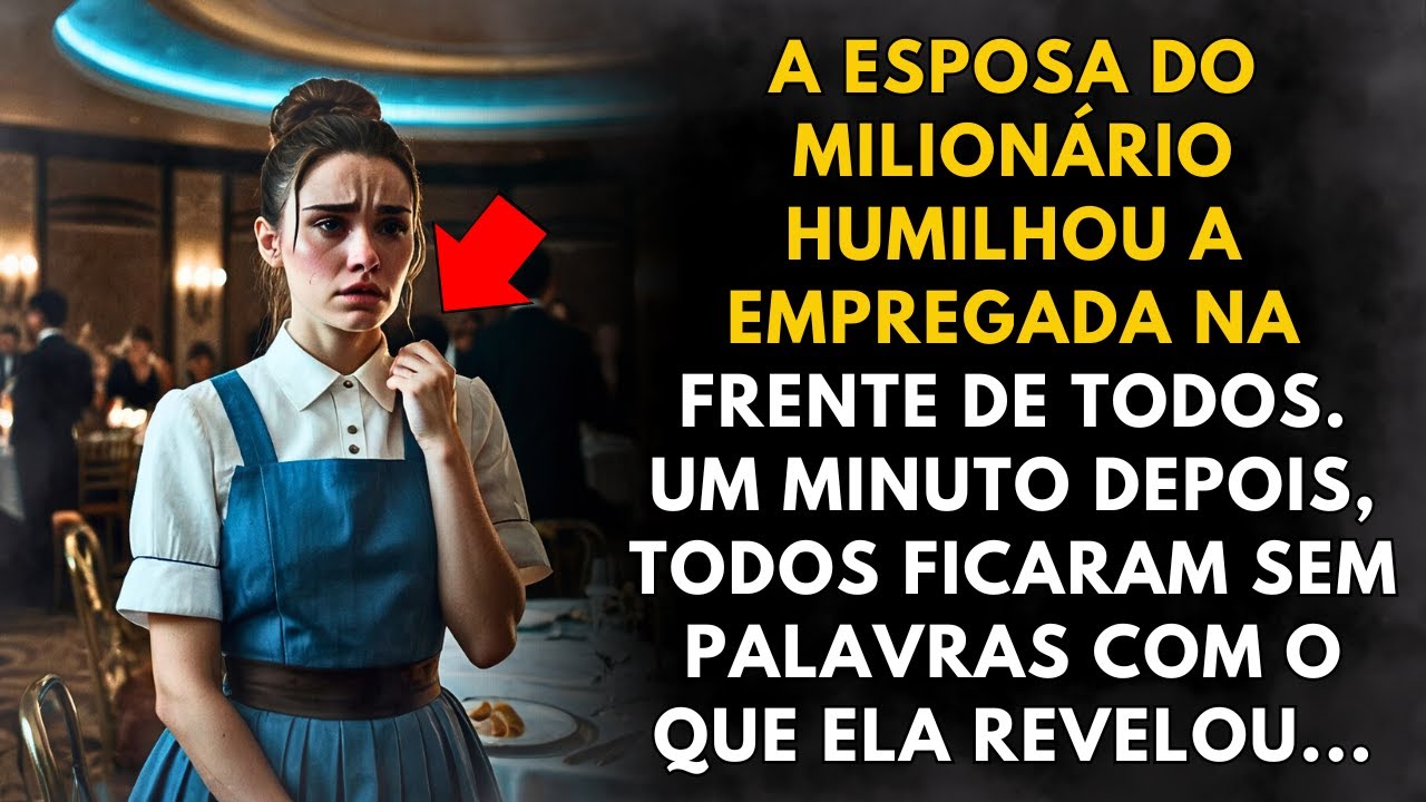A esposa do milionário humilhou a empregada na frente de todos, mas o que ela revelou...