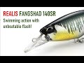 The beast shad in the water! The Realis Fangshad 140SR swimming action