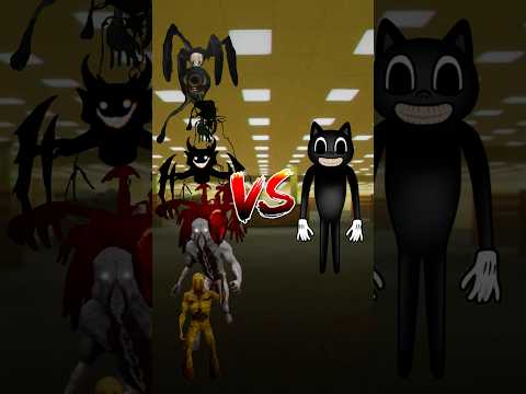 Backrooms Entity VS Cartoon Cat #shorts #backrooms #cartooncat