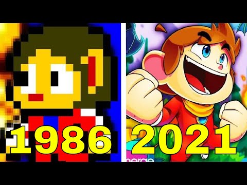 Evolution of ALEX KIDD (1986-2021)