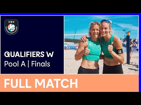Full Match | 2023 CEV Beach Volleyball Nations Cup | Qualifiers W | Pool A Finals