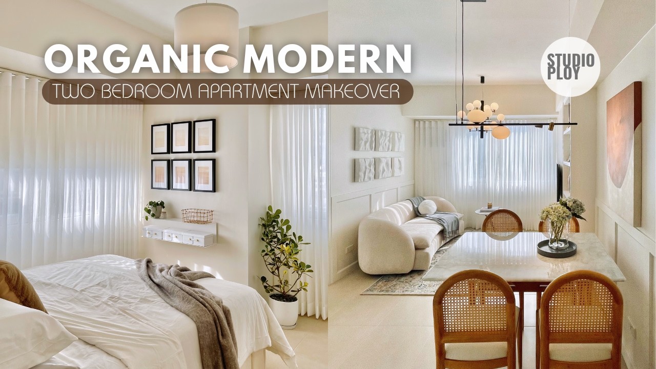 MODERN ORGANIC | Compact Two Bedroom Unit Makeover (47 SqM / 506 SqFt) | Studio Ploy