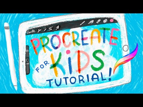 Procreate for Kids Tutorial // How to Use Procreate for Kids!