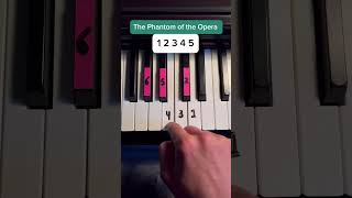 The Phantom of the Opera Intro #piano #pianolove #tutorial #lesson #pianotutorials