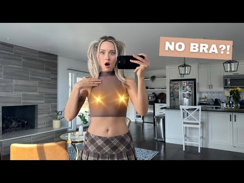4K Transparent Try-On Haul | Sexy See-Through Shirts
