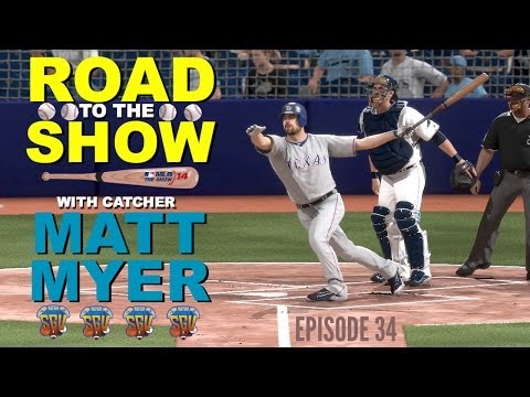 MLB 14 The Show (PS4): Matt Myer (Catcher) Road To The Show - EP34