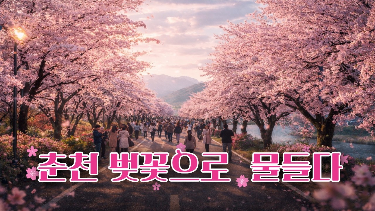 [강원365] 춘천 벚꽃으로 물들다