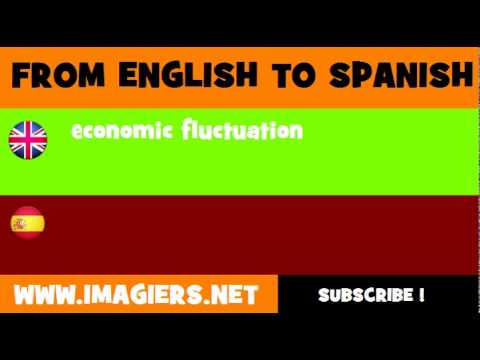 ESPAÑOL = INGLÉS = fluctuación económica