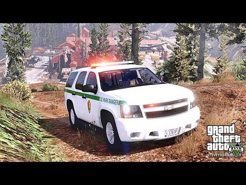GTA 5 MODS LSPDFR 880 - PARK RANGER PATROL!!! (GTA 5 REAL LIFE PC MOD)