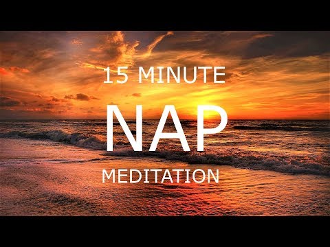 15 minute guided power nap | peaceful sleep meditation for relaxation, stress and anxiety